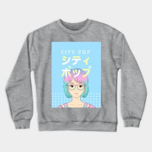 City Pop Girl Crewneck Sweatshirt